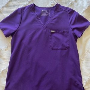 Figs **LIMITED EDITION** Ultra Violet Catarina Scrub Top (Medium)